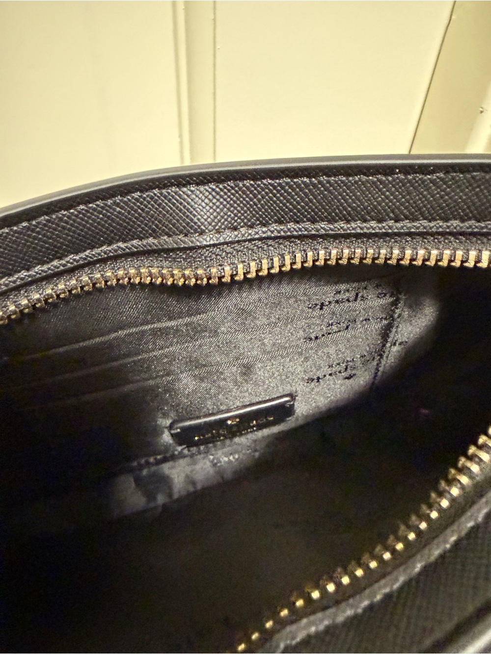 kate spade black glitter shoulder bag with gold chain - Picture 2 of 7